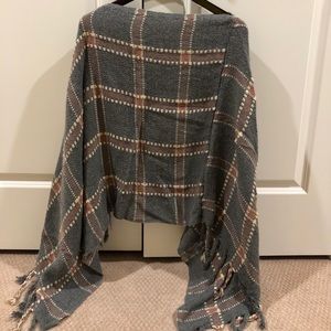 Patterned poncho